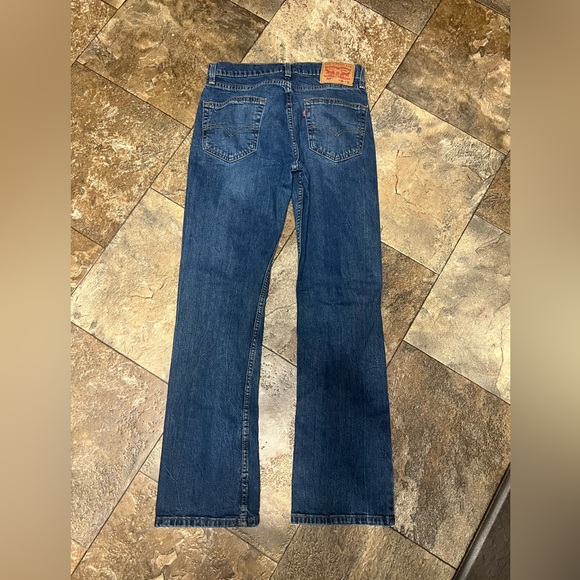 Levi's Men's Dark Blue Bootcut Jeans - Picture 1 of 4